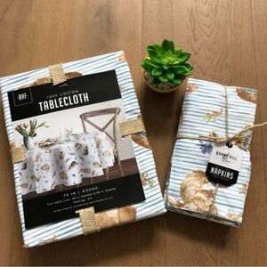 Bunny Hill Farms BHF Tablecloth Napkins Set